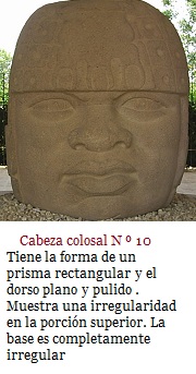 cabeza olmeca numero 10